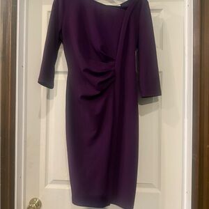 Elegant Purple Women's Dress